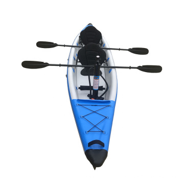 Inflatable Drop Stitch PVC 2 Person Fishing Kayak Inflatable Kayak PVC Double Layer Drop Stitch Kayak